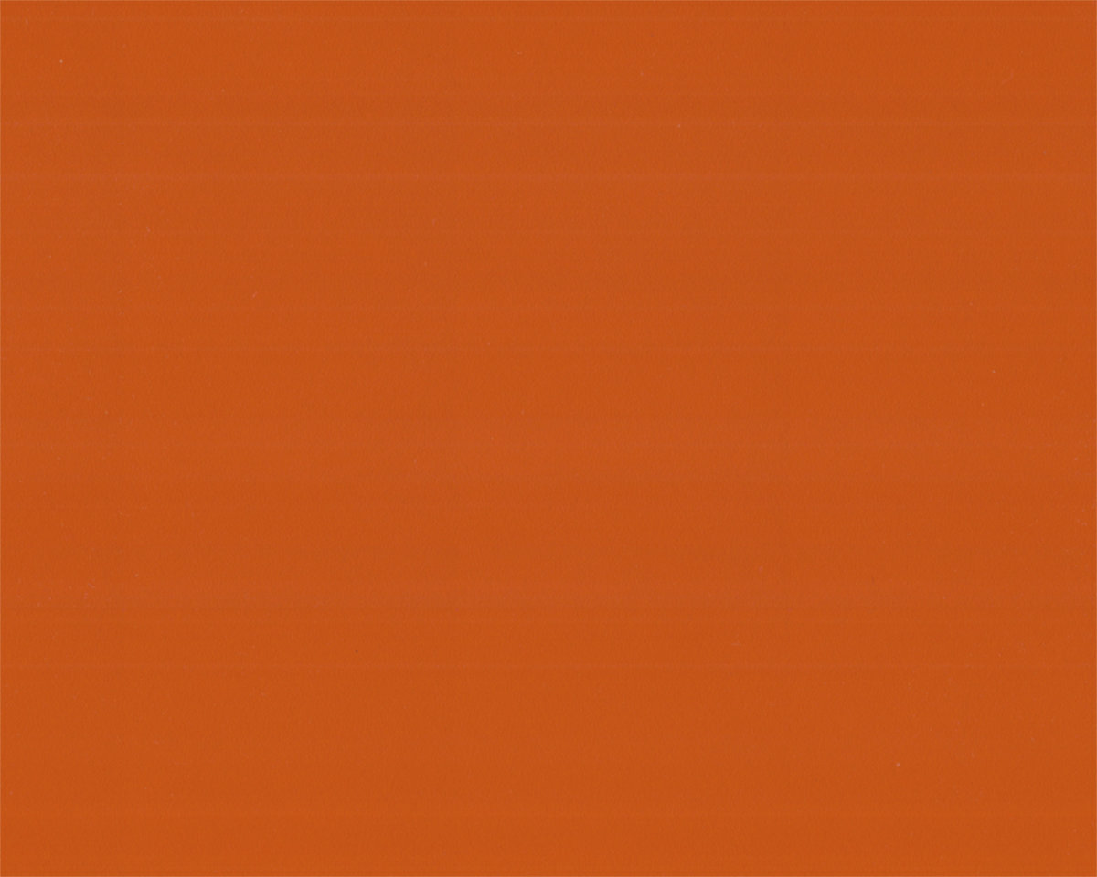 Couleur orange unie, Sofema; fabricant de plan de travail stratifié sur mesure.