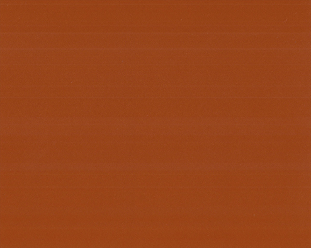 Couleur unie orange pour un plan de travail stratifié sur mesure Sofema.