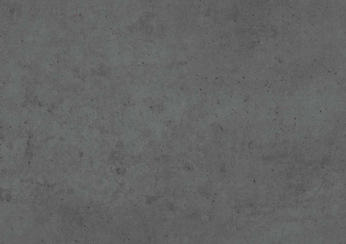 Plan de travail stratifié sur mesure Sofema, texture grise et lisse.