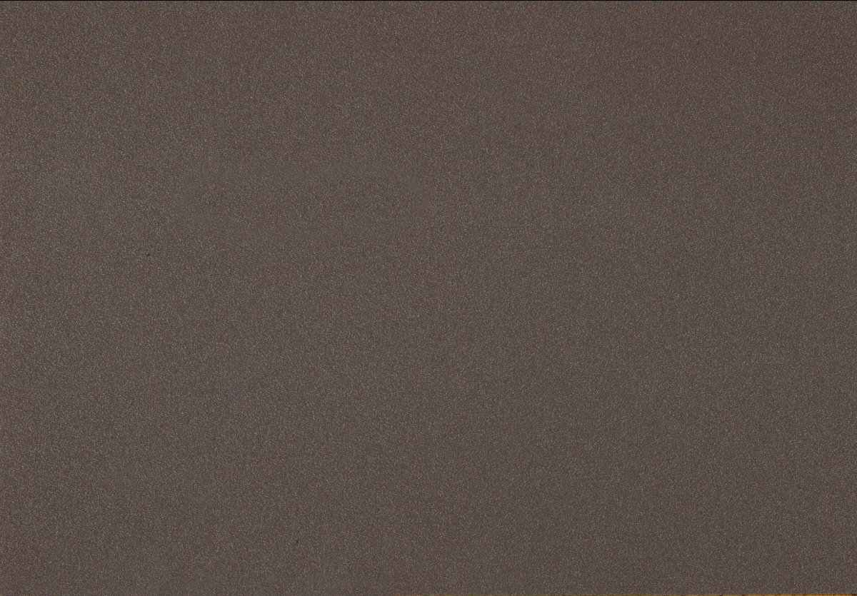 Plan de travail stratifié sur mesure, Sofema, couleur brun uniforme.