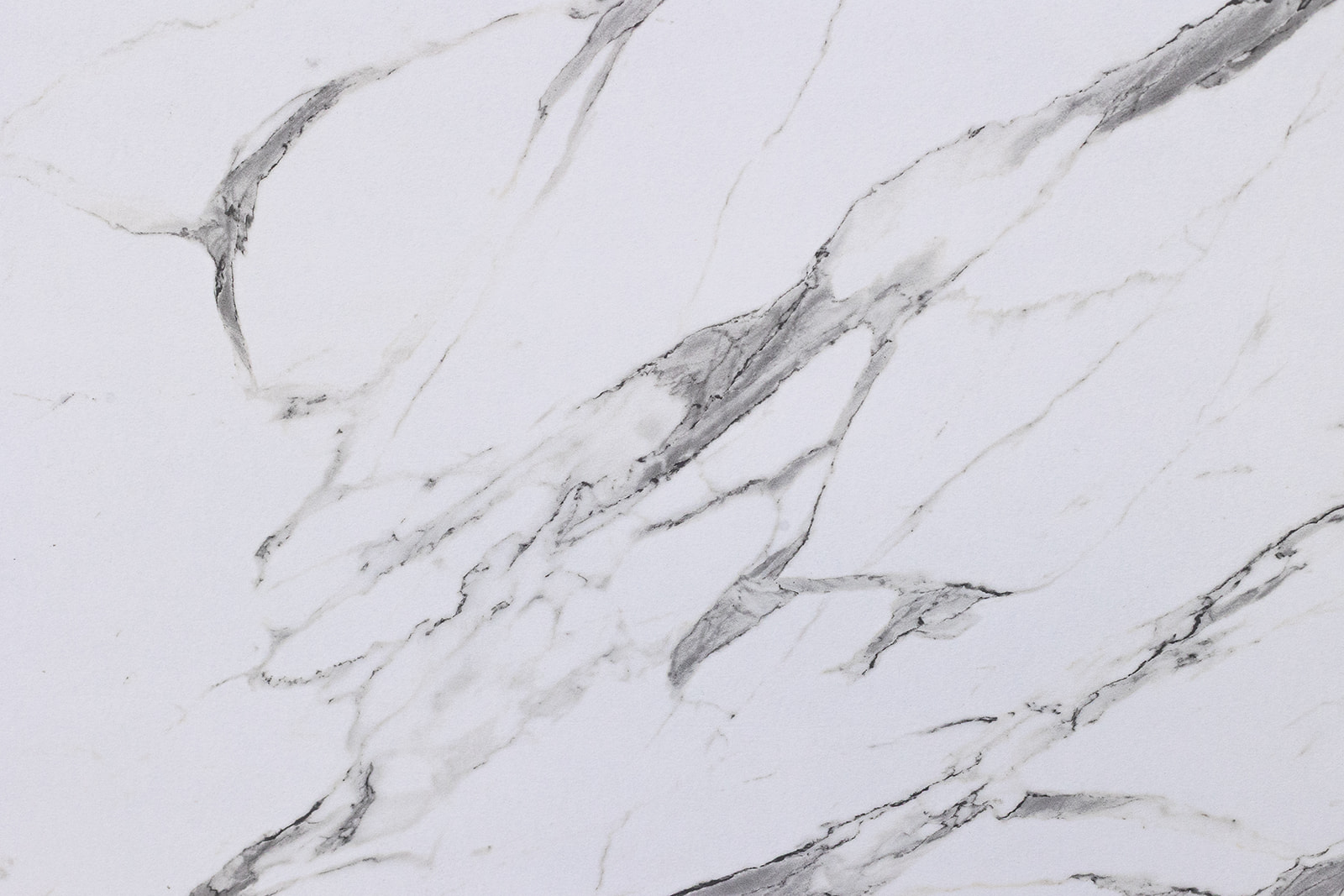 Plan de travail stratifié effet marbre blanc Sofema sur mesure