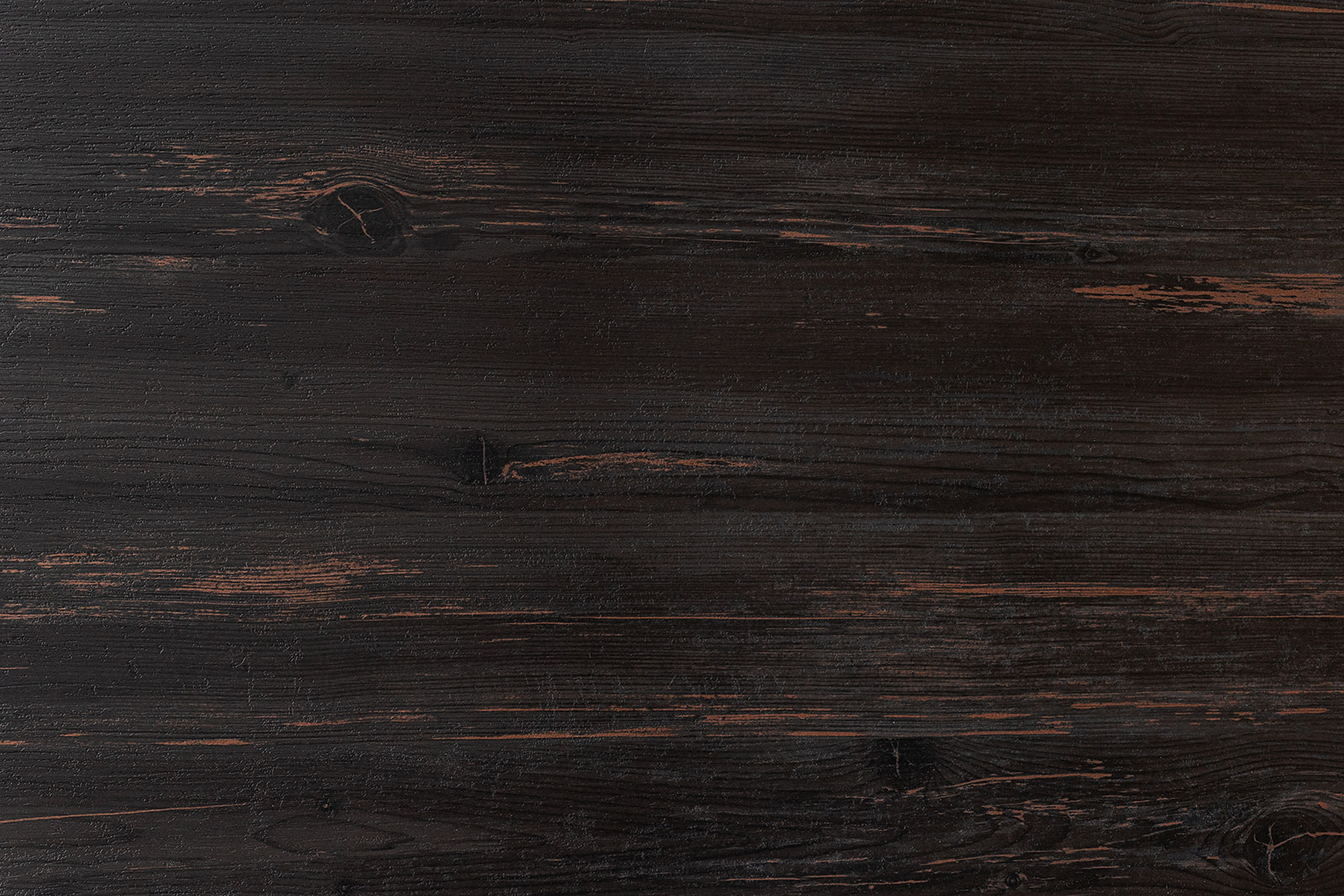 Plan de travail stratifié effet bois noir Sofema sur mesure