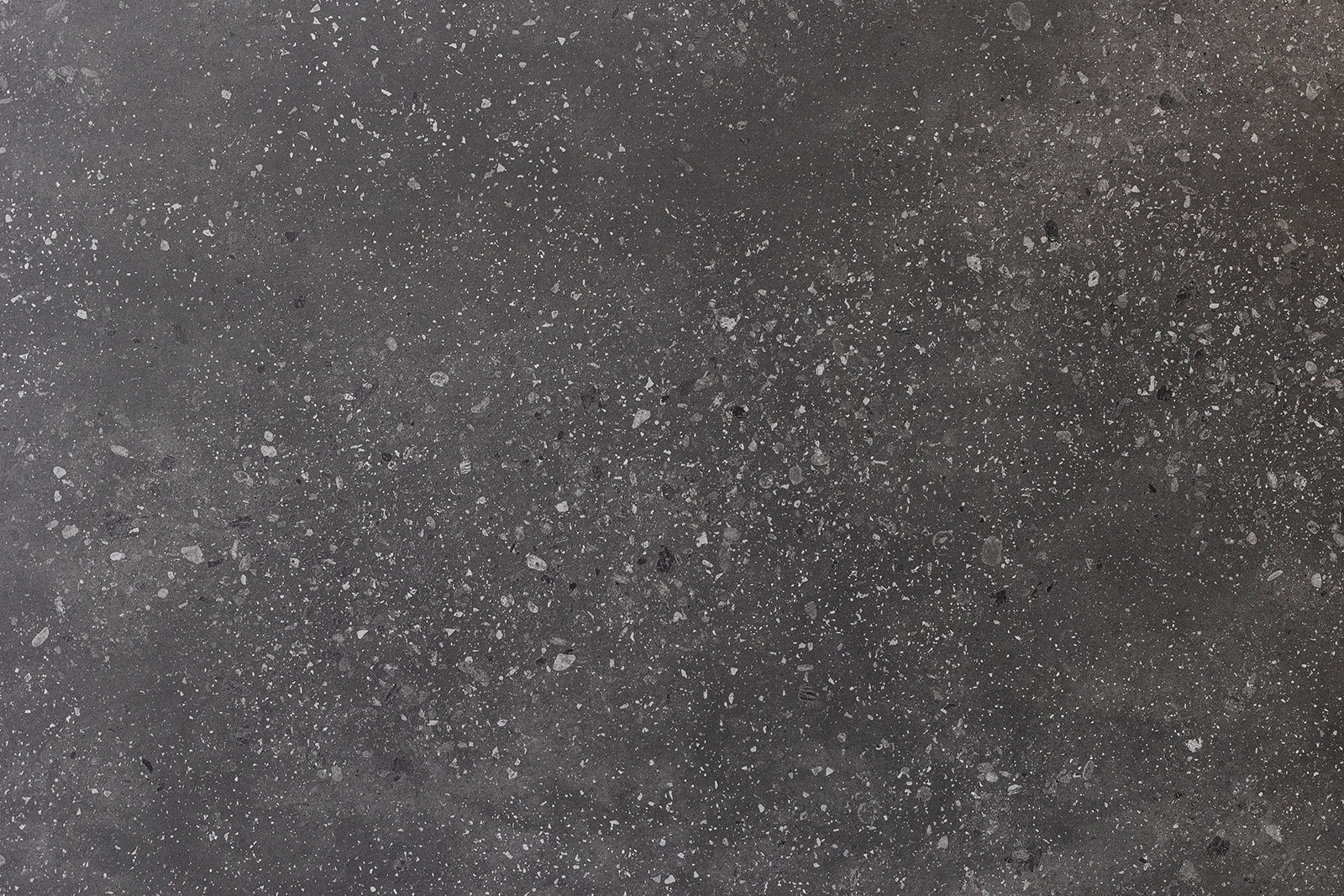 Plan de travail stratifié sur mesure Sofema effet pierre grise mouchetée