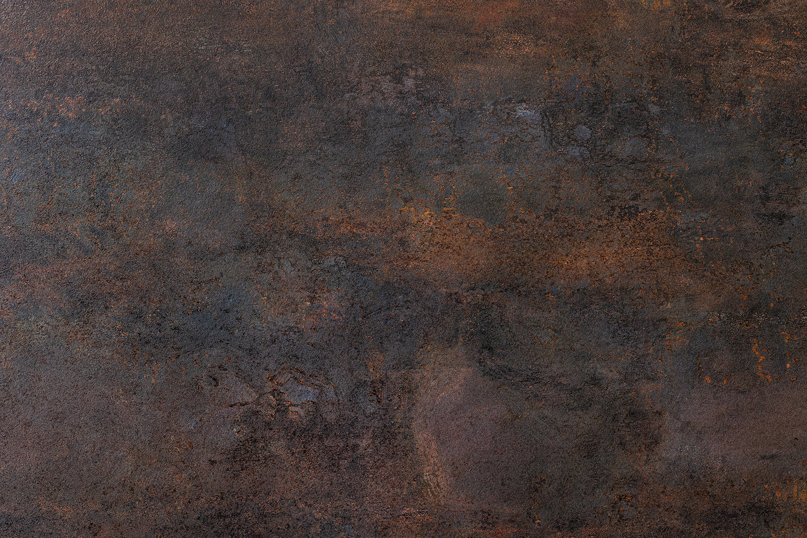 Plan de travail stratifié aspect acier rouillé Sofema sur mesure