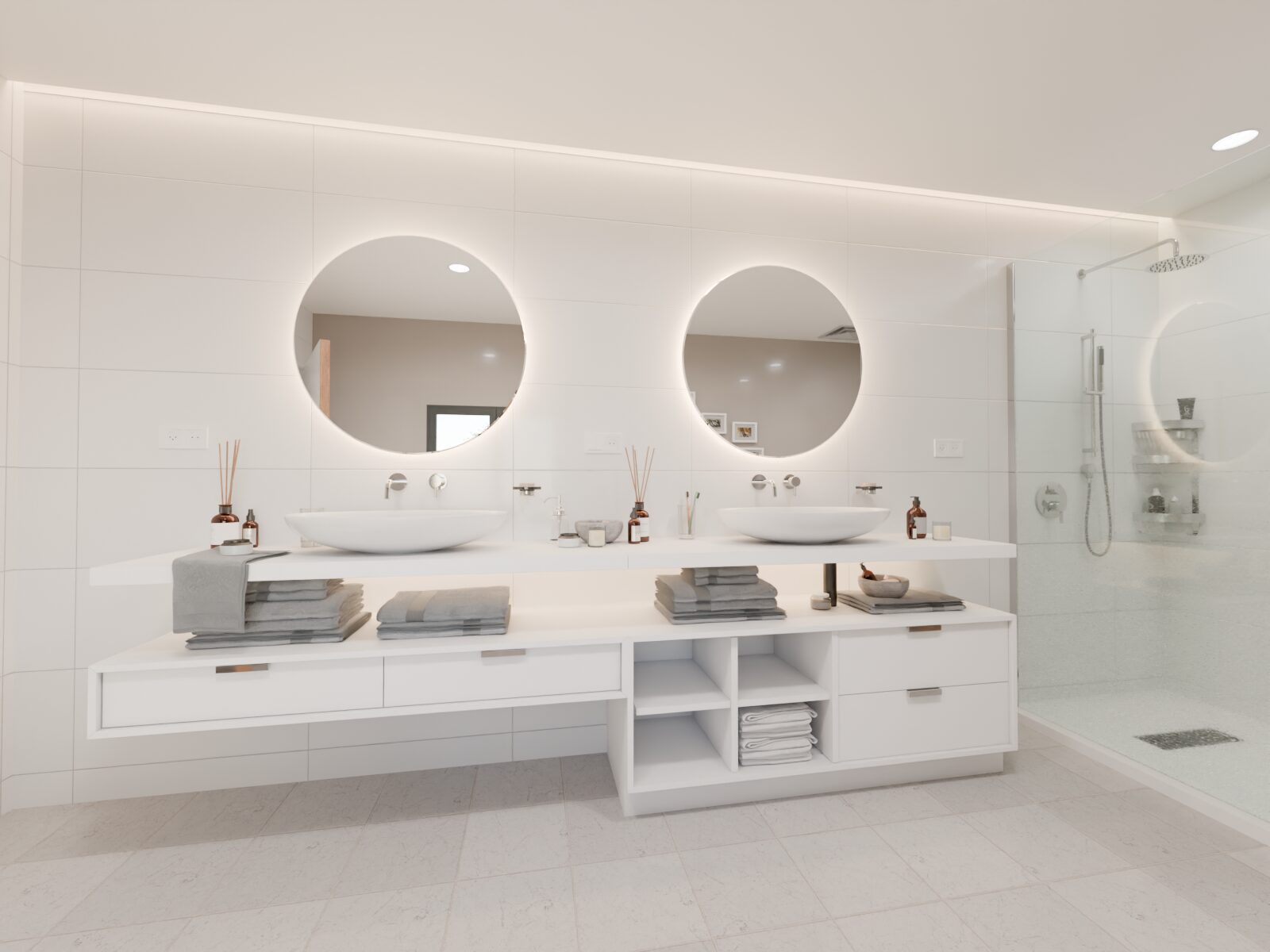 Vue salle de bain